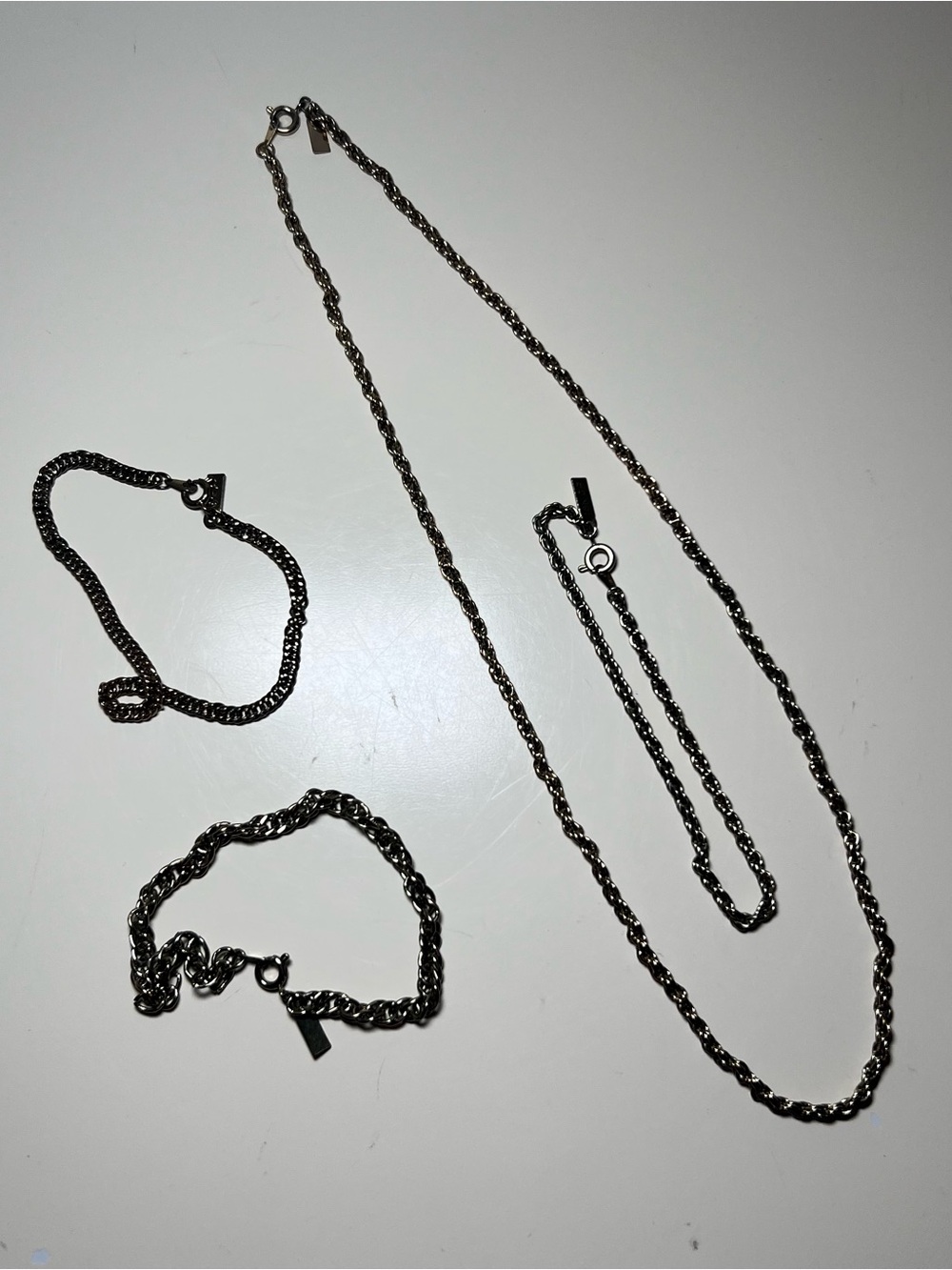 Lot Of 14k Gold Plated Jewlery Bundle FAIR Necklace Bracelet Pairs Dainty Small